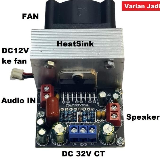 Modul Hifi Power Amplifier 100W Mono Tda7294 Subwoofer Speaker Aktif