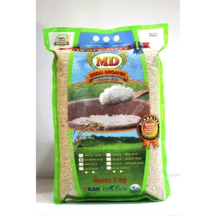 

Organic Brown Rice - Beras Coklat - Organik - Rendah Kalori - Md 5Kg