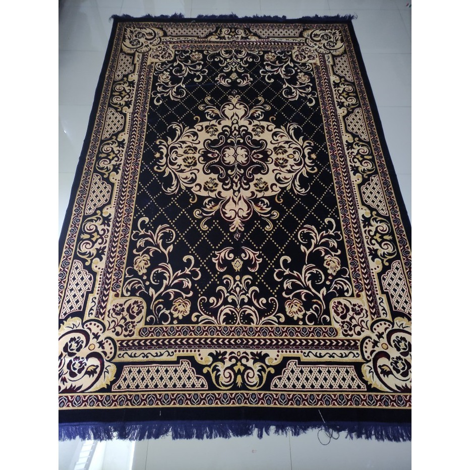 Karpet Permadani Hambal Alas Lantai Lipat Beludru Turki Jumbo 2X3M -3