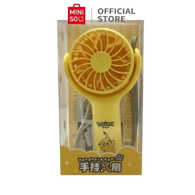 MINISO Pokmon Kipas Kecil Pikachu Kipas Angin Portable Mini Hand Fan