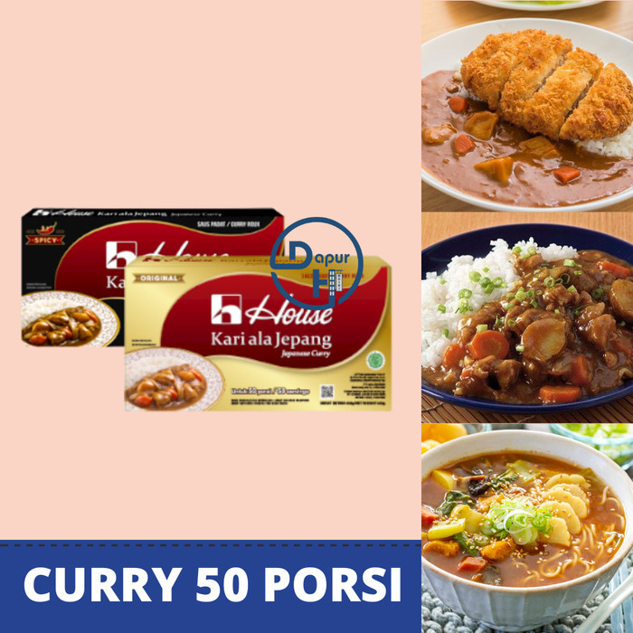 

Japan Curry House 50 Porsi Kari Jepang 935Gr Kare