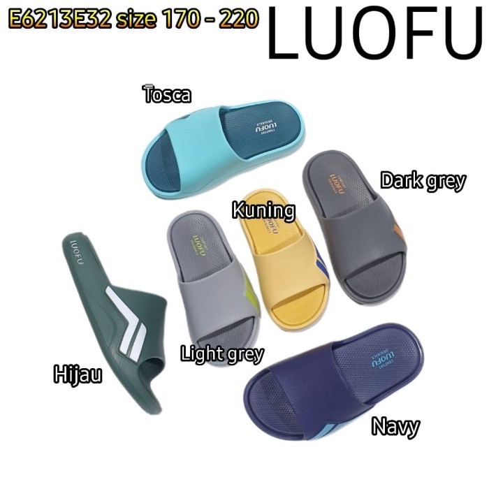 Luofu Original Jelly Sandal Karet Anak Selop Cewek Import E6213E32