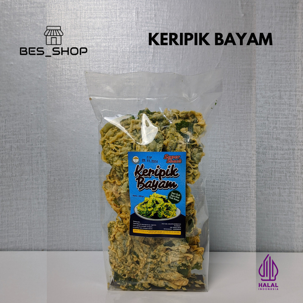 

Keripik Bayam Super Snack Cemilan Keripik Sayur Bayam Gurih Dan Renyah