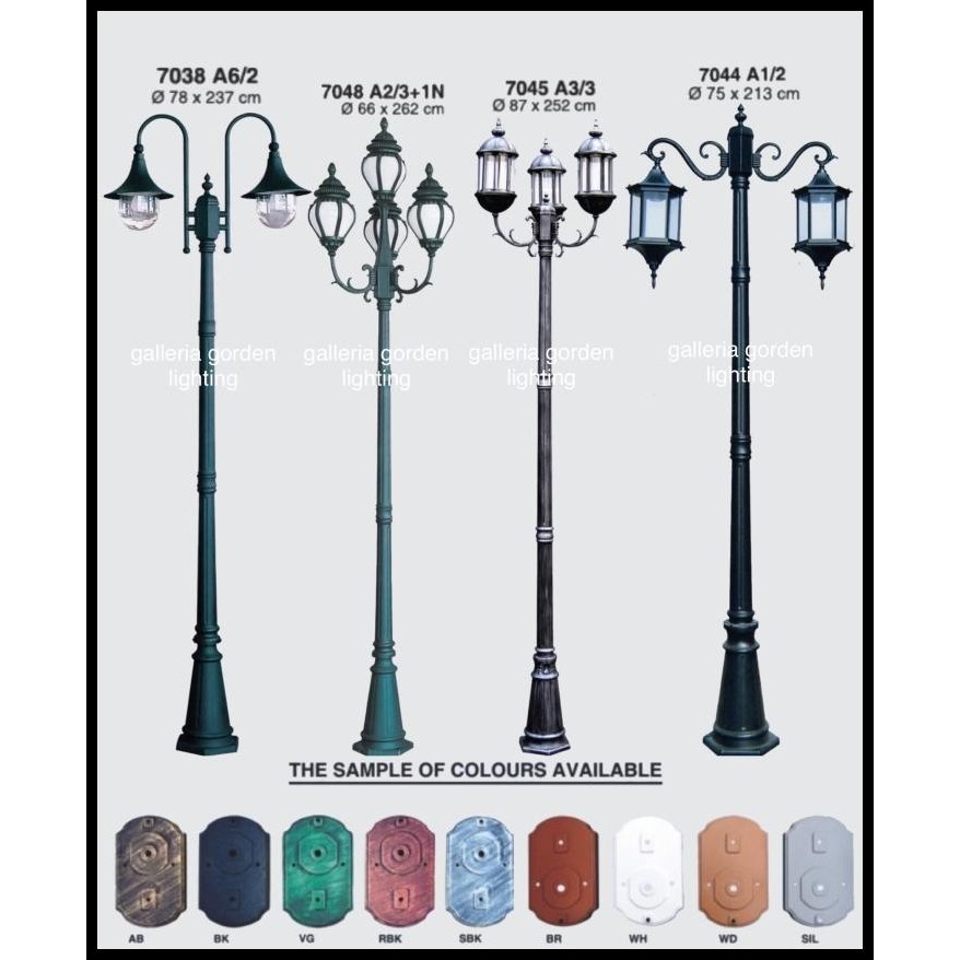 LAMPU TAMAN OUTDOOR TIANG