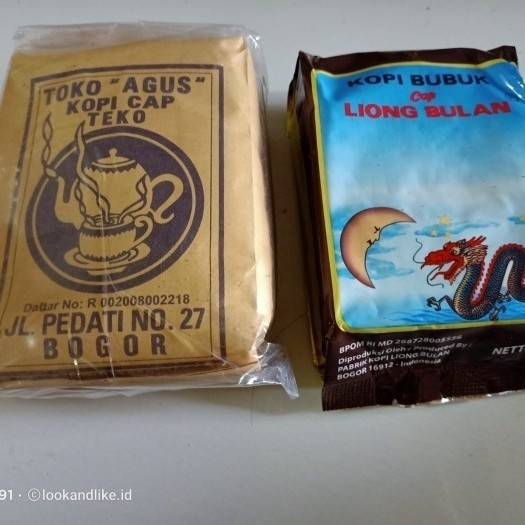 

Paket Kopi Liong Bulan 200Gr Dan Kopi Cap Teko 250Gr Tanpa Gula