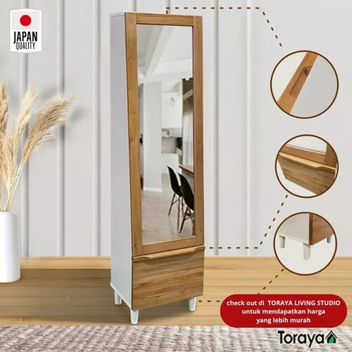 

Lemari Kayu Kaca Cermin Minimalis Luxury