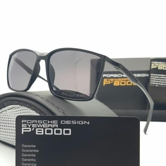Kacamata Pria Porsche Design 5234 P5234 PD5234 Hitam Polarized