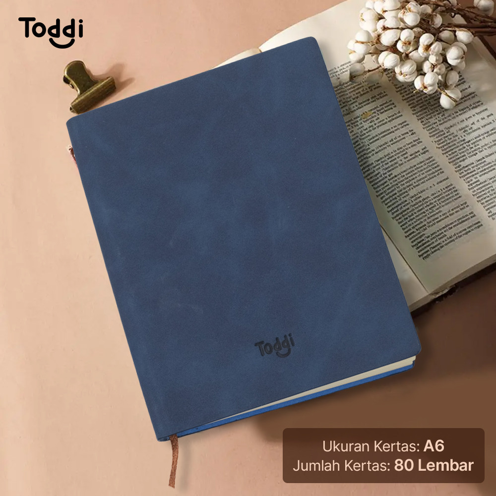 

Toddi Buku Catatan Harian Notebook Diary Cover Kulit 80 Lembar A6 - TD-34