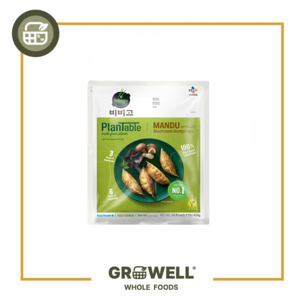 

BIBIGO MANDU VEGETABLE DUMPLINGS MUSHROOM 420GR