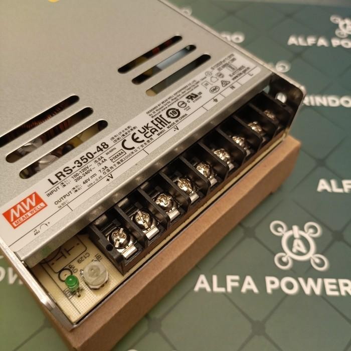 LRS-350-48 MEAN WELL POWER SUPPLY 7,2A 48V 350WATT MEAN WELL
