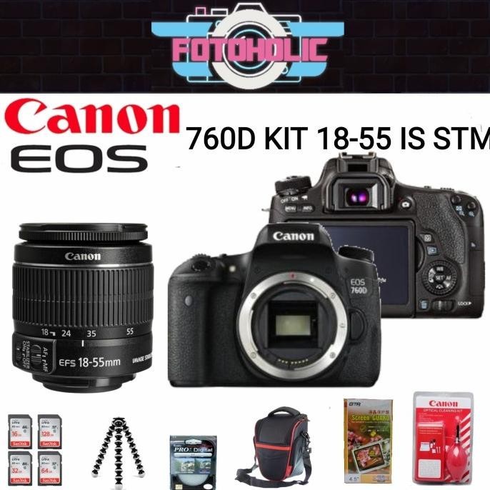 CANON EOS 760D KIT 18-55 IS STM/KAMERA CANON EOS 760D KIT IS STM