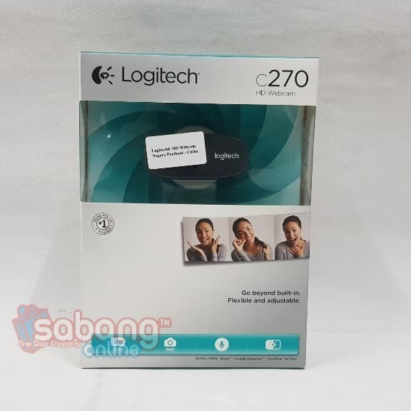Webcam Logitech C270 For Pc Laptop / Camera Jepit Logitech