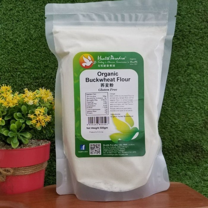 

Health Paradise Organic Buweat Flour 500Gr