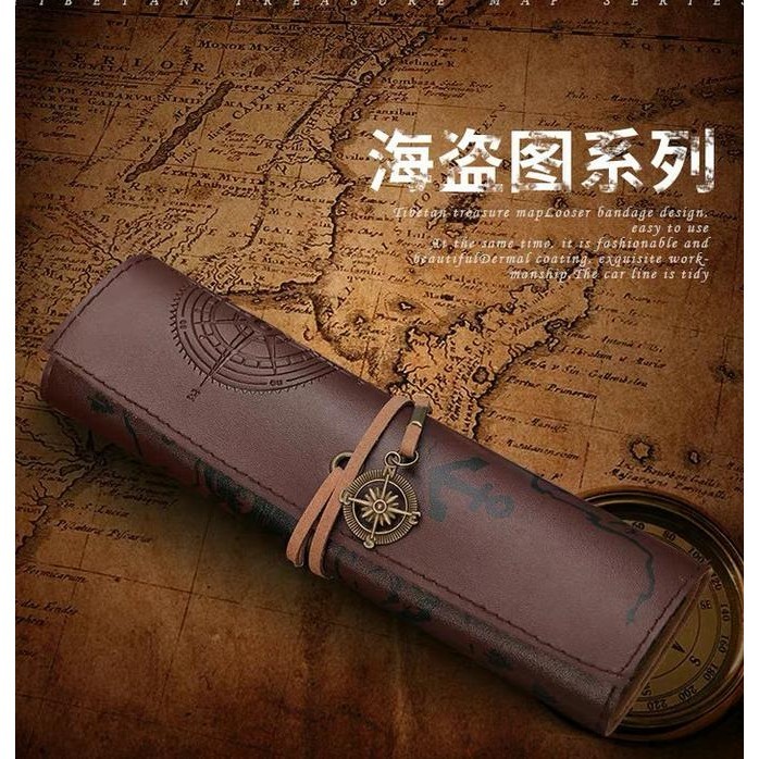 

Tempat Pensil / Pencil Box Gulung Edisi Peta Map Lux