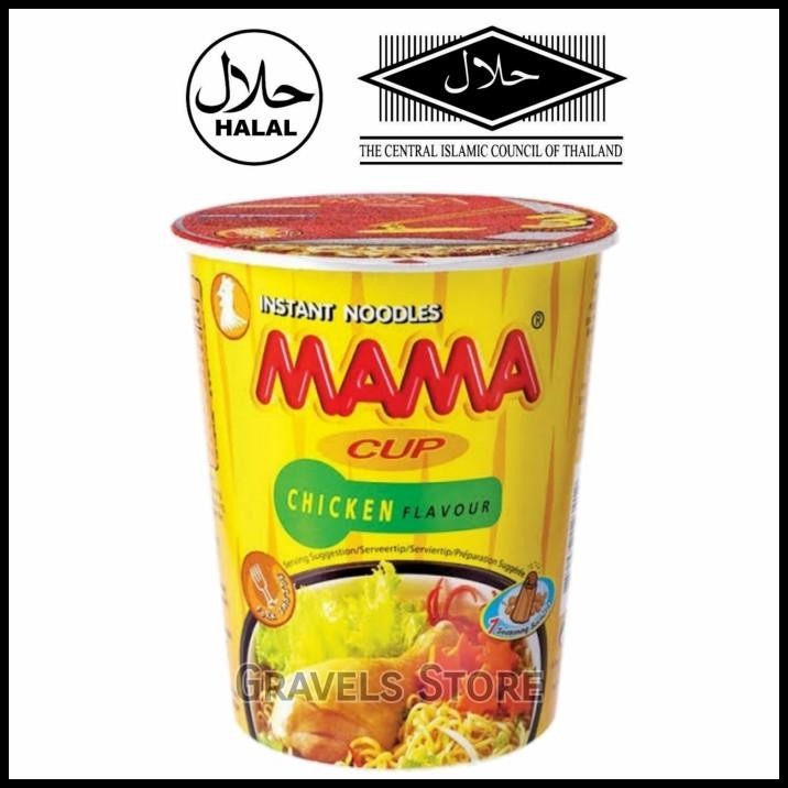

[70Gr] Mama Chicken Flavour Cup - Mie Instan Rasa Ayam Thailand