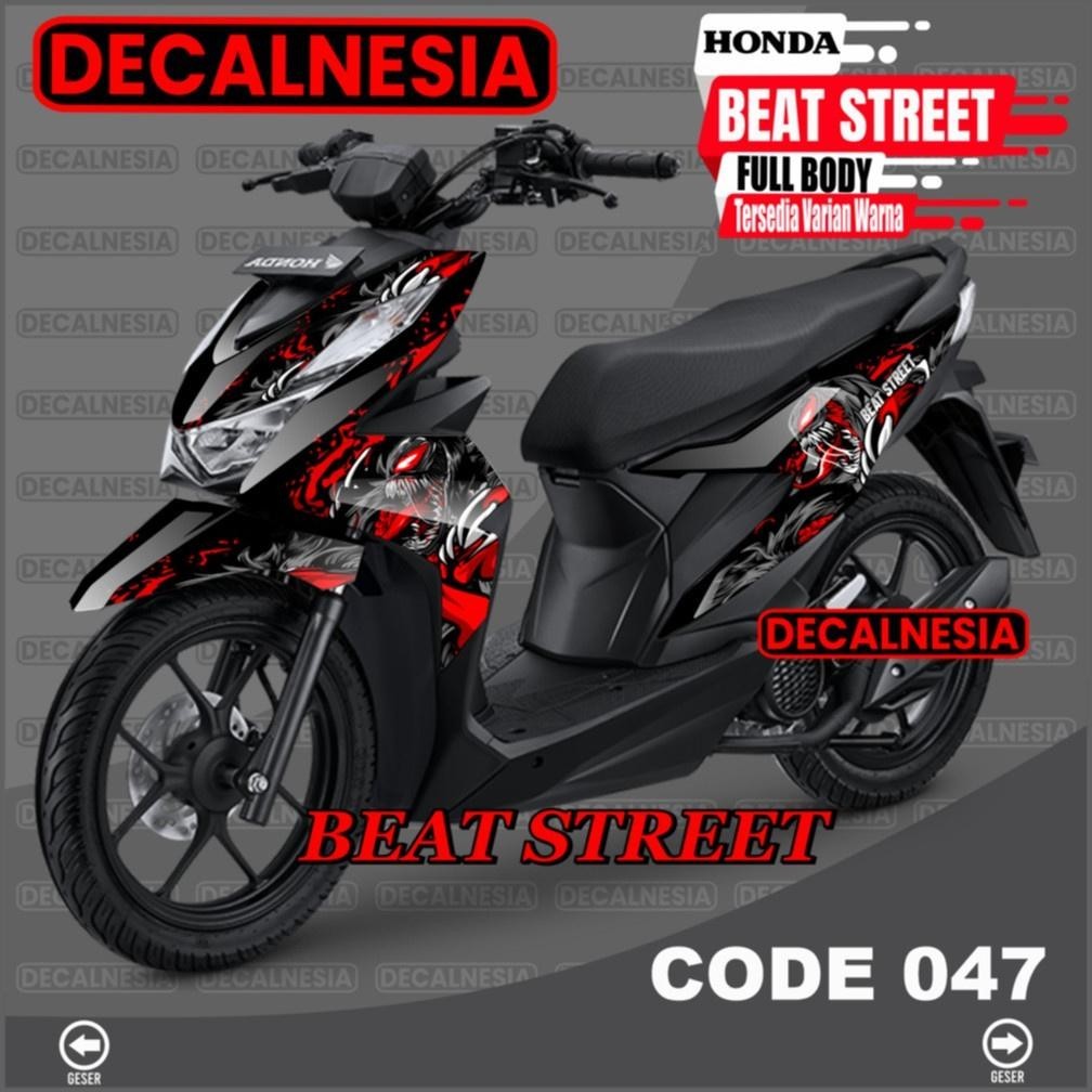 Decal Beat Street New Full Body Stiker Motor 2021 2022 2023 Variasi Sticker Aksesoris RoadRace Venom