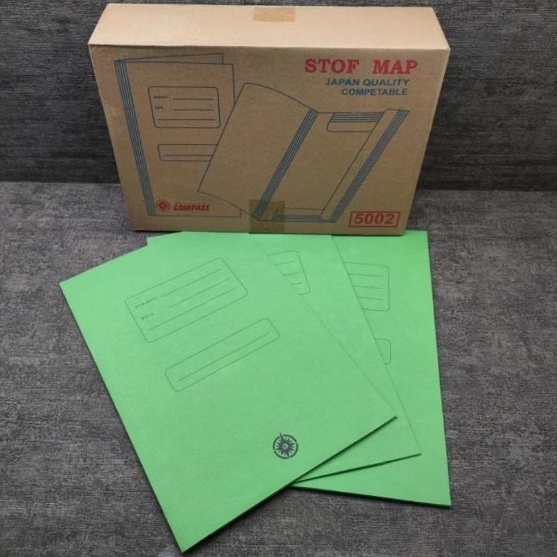 

6.6 Sale Stofmap New Compass Stopmap Kertas Buffalo Asli Bukan Cetak Stof Map 5002 Stop Map 50Pcs Murah