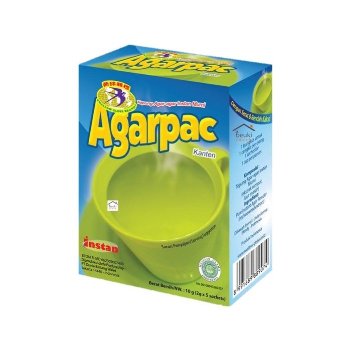 

AGARPAC SWALLOW -Agar agar campuran minuman isi 10 sachet K01