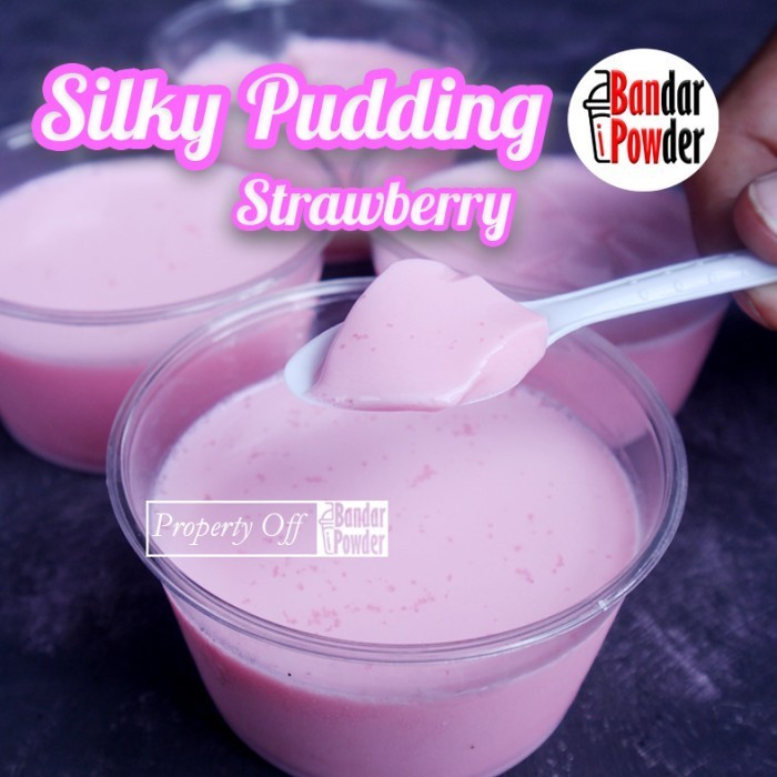 

Bubuk Silky Pudding Strawberry 500gr - Pudot Puding Sutera Powder K01