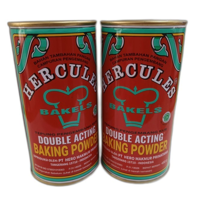 

Hercules Baking Powder Double Acting 450 gr K01