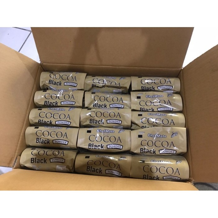 

ChefMate Cocoa Powder Black 500 gr (bubuk cokelat hitam) K01