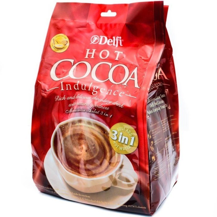 

Terlaris delfi hot cocoa indulgence 500gr - minuman coklat bubuk delfi K01