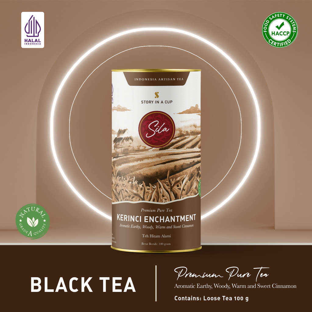 

Sila - Kerinci Enchantment - Daily Gourmet - Premium Pure Tea - Canister - Teh Premium - Black Tea