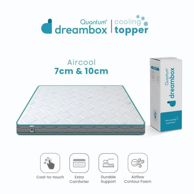 Topper Kasur Dingin Quantum Dreambox Cooling Topper AirCool