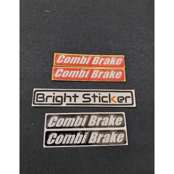 Sticker Stiker Combi Brake Cutting