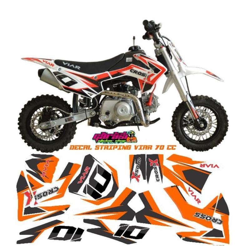 decal sticker striping MINI TRAIL VIAR CROSS X 70 MT