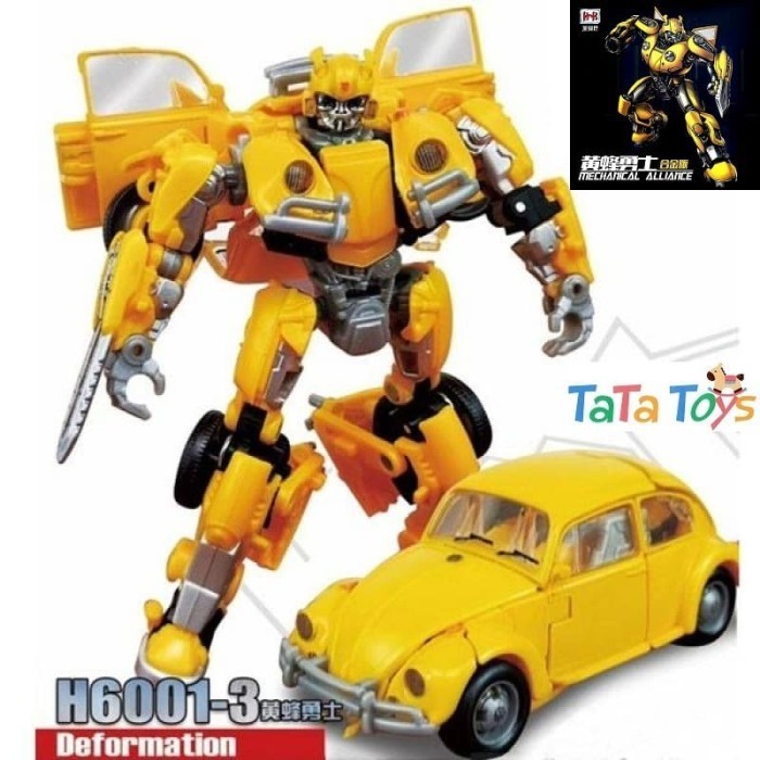 Bmb Transformers Bumblebee Movie B-127 Vw Beetle - Yellow Bug