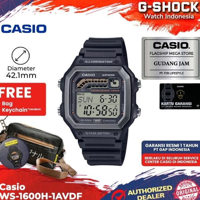 Casio General WS-1600H-1AVDF WS-1600H WS-1600 WS1600H WS 1600H