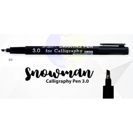 

Snowman - Calligraphy Drawing Pen 3.0 Mm