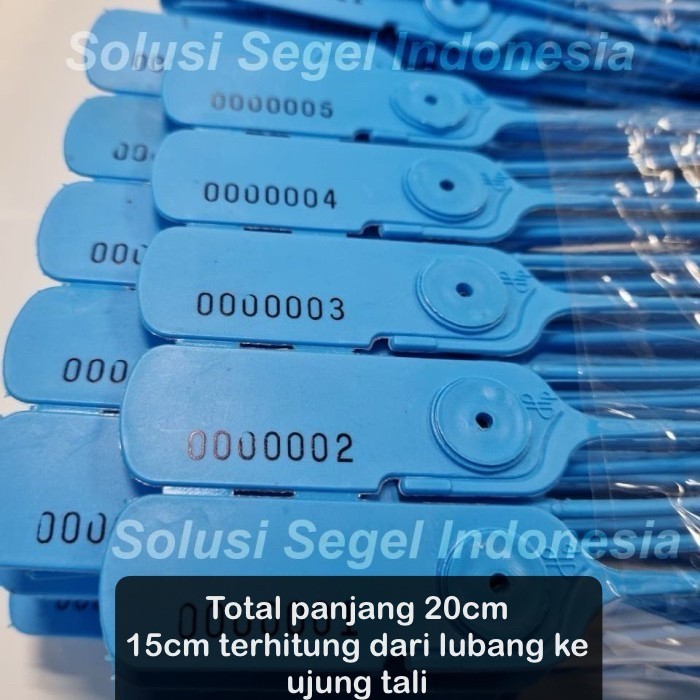 

ECER MIN 50PCS SEGEL LOCIS / SEGEL SEAL / SEGEL PLASTIK SEKURITI 15CM
