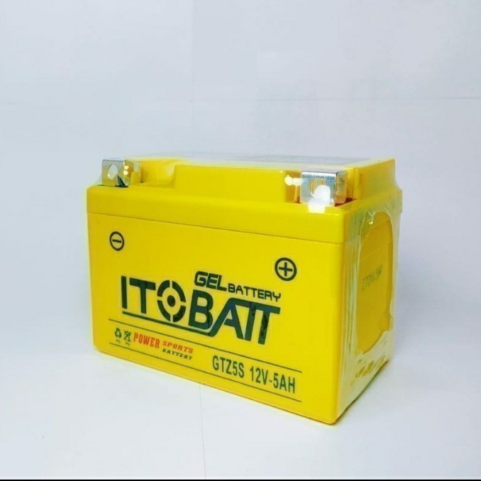 Aki Motor Kawasaki Athlete 125 Itobatt Gtz5S Mf Aki Kering Gel