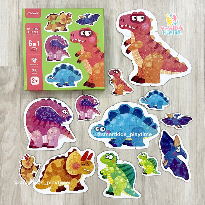 Mideer My First Puzzle Dinosaur Mainan Edukasi Anak