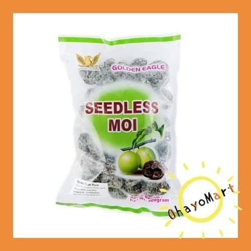 

Golden Eagle Seedless Moi/ Manisan Buah Plum/ Manisan Plum Kering 500G