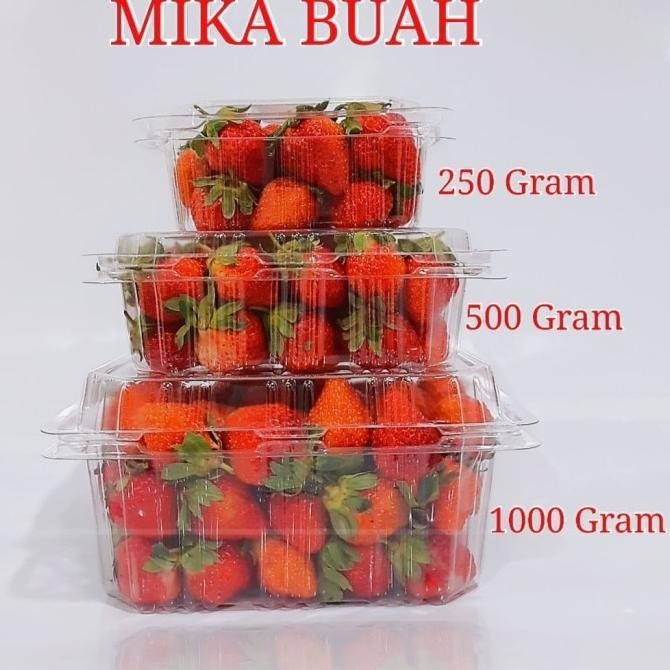 Mika Buah MB 800 + Kancing / Mika Sayur Buah Mika Stroberi Strawberry