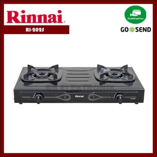 Promo Rinnai Kompor Gas Dua Tungku Ri202S Kompor Rinnai 2 Tungku