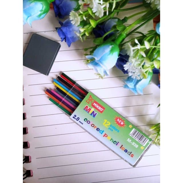 

Refill - Isi ulang pensil Raut / Mekanik 2.0mm Warna-warni isi 12