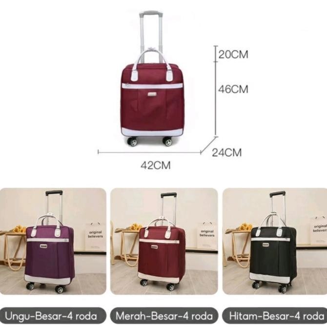 Tar Trolley Baju Tas kabin