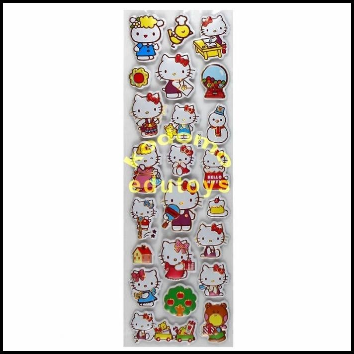 

HOT DEAL STICKER STIKER ANAK TIMBUL KARAKTER HELLO KITTY 2758 !!