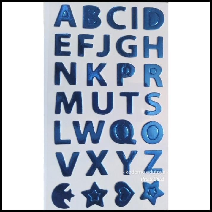 

BEST DEAL STICKER STIKER TIMBUL ABJAD ALPHABET 2533