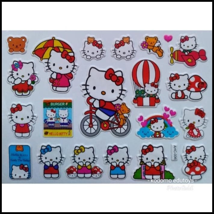 

TERBARU STICKER STIKER ANAK TIMBUL KARAKTER HELLO KITTY 2158 !!!!!!