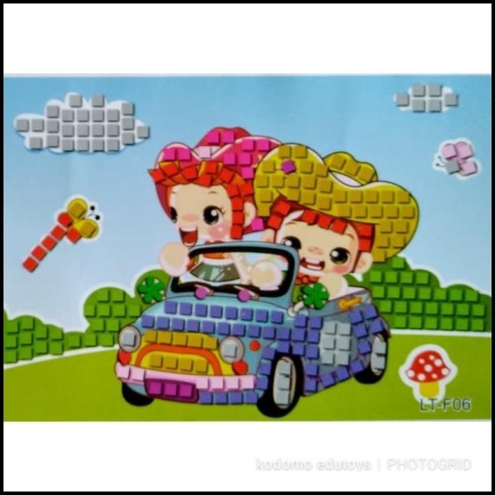 

TERBARU DIY STICKERS MOSAIC CARS MOBIL,STIKER MOSAIK,PRAKARYA ANAK !!!!!!