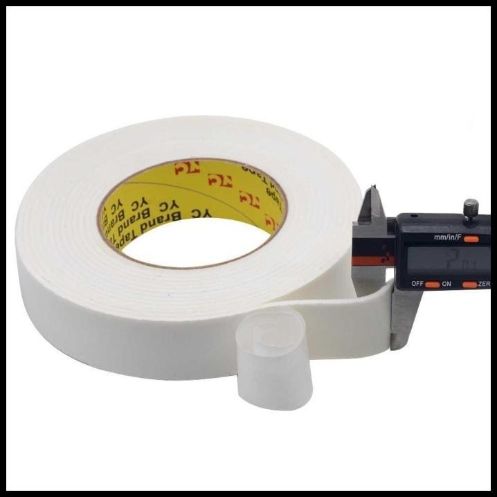 

HOT DEAL DOUBLE TAPE ACRYLIC ADHESIVE NO TRACE PUTIH 20MMX5M Y3892 !!!!