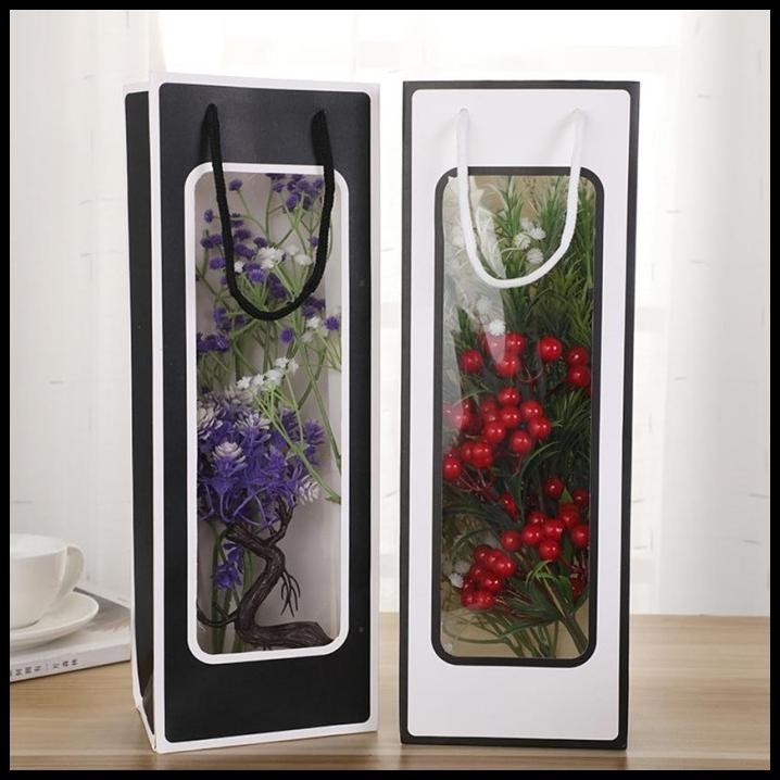 

BEST DEAL 5PCS TAS HAMPERS BOTOL WINE KANTONG KERTAS WINE BOTOL PAPER BAG WINE !!!