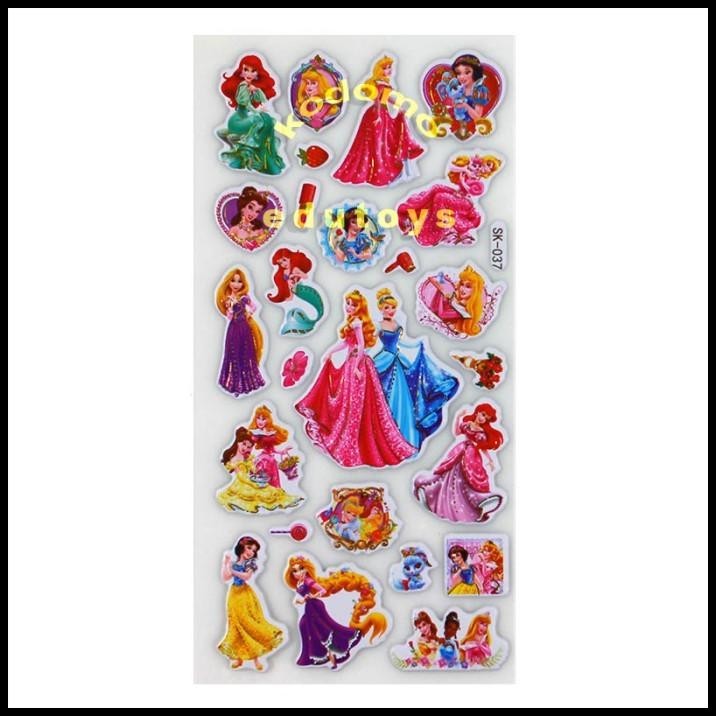 

HOT DEAL STICKER STIKER ANAK TIMBUL KARAKTER PRINCESS 2928 !!!!!!!