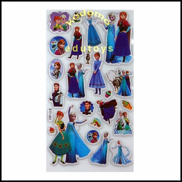 

TERMURAH STICKER STIKER ANAK TIMBUL KARAKTER FROZEN 2852