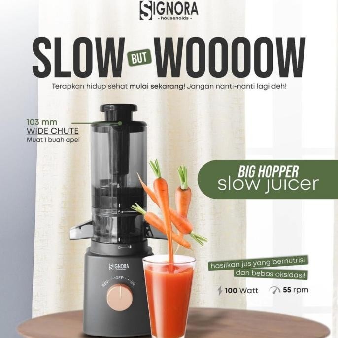 Signora Mini Slow Juicer | not blender portable kapsul philips